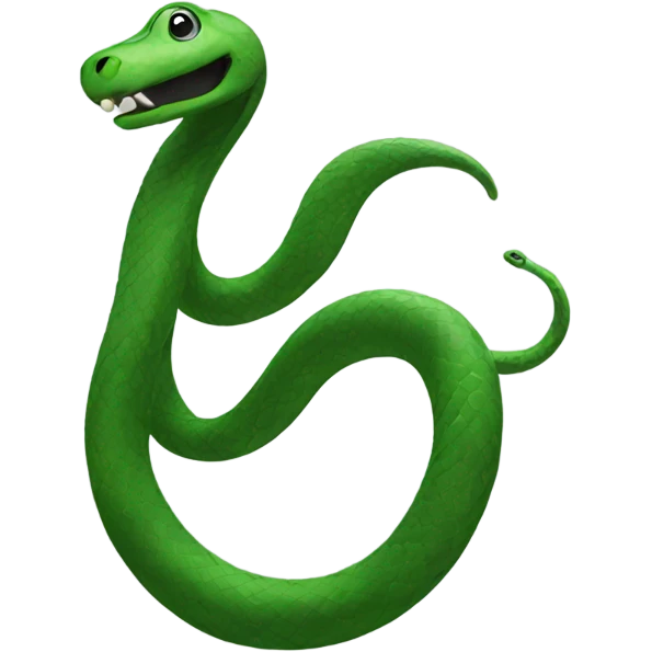 Dancing snake emoji