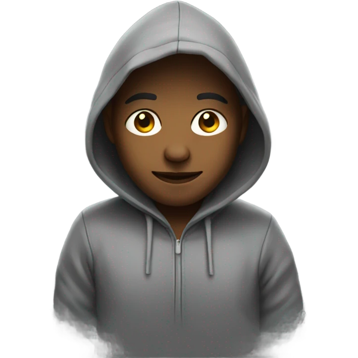 Me in a hoodie emoji