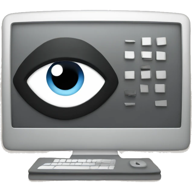 computer with a ninja on its logo emoji