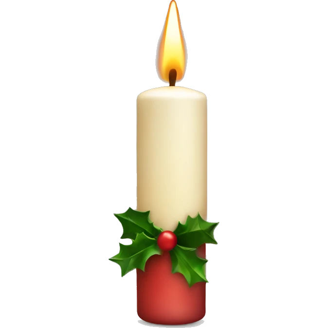 christmas candle emoji