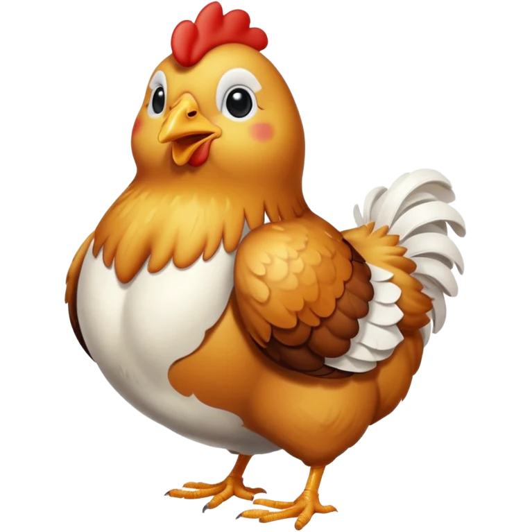 A chicken emoji