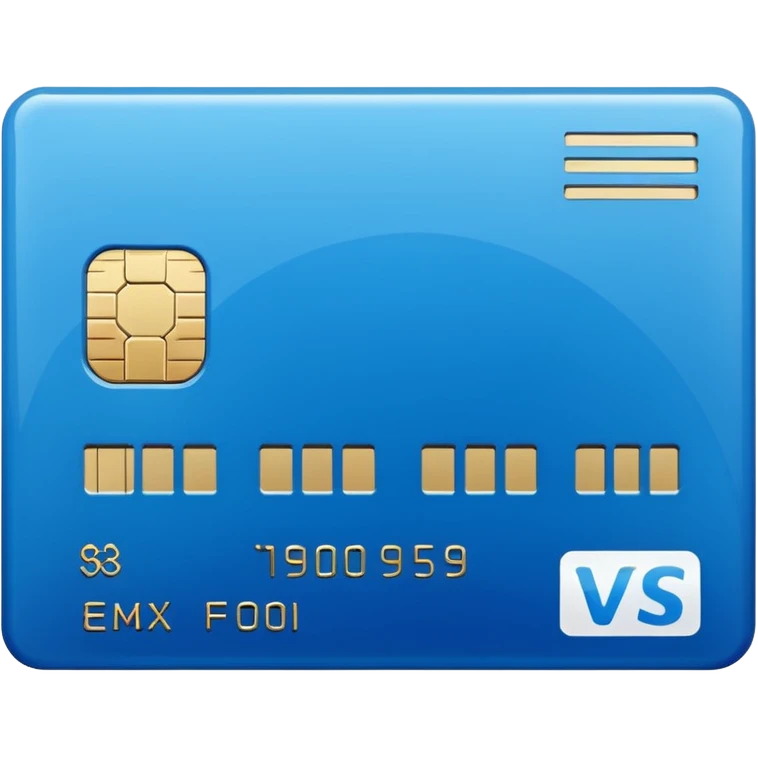 Bank card  emoji