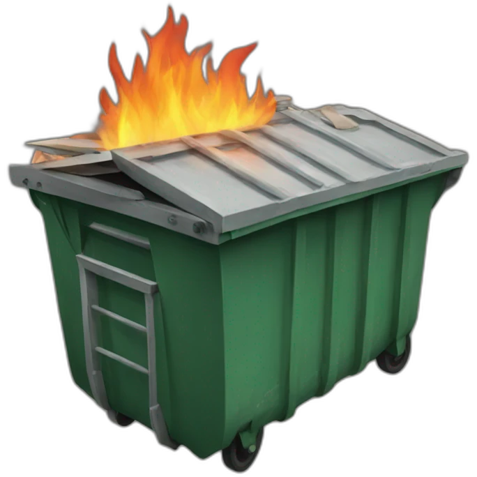 dumpster fire emoji