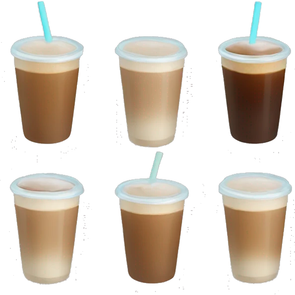 Ice coffee emoji