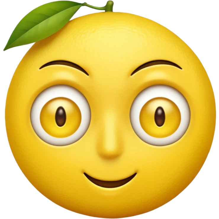 Eye twitching emoji with one eye open and the other eye twitching  like it ate a lemon emoji