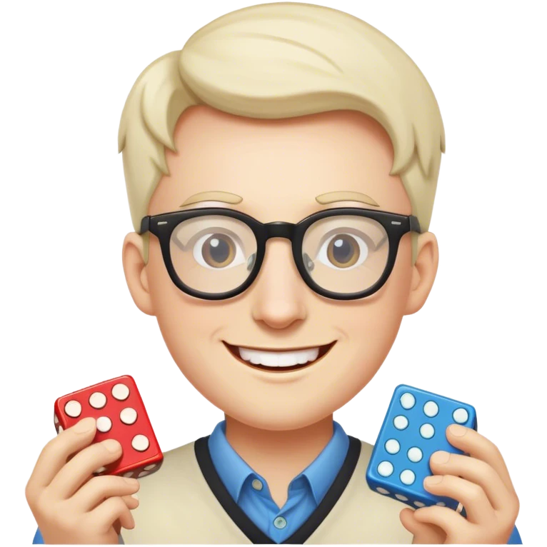 Board game nerd emoji