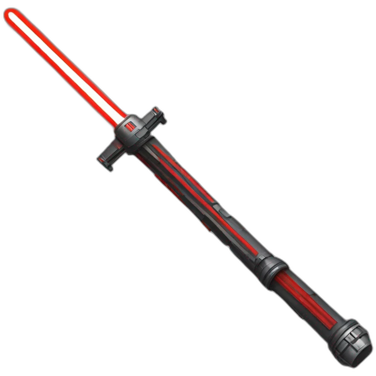 lightsaber red emoji