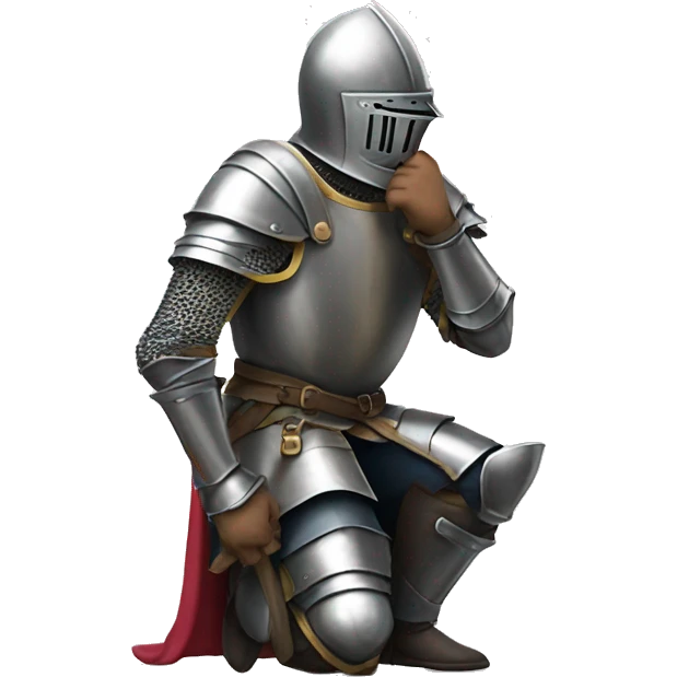 knight kneel emoji