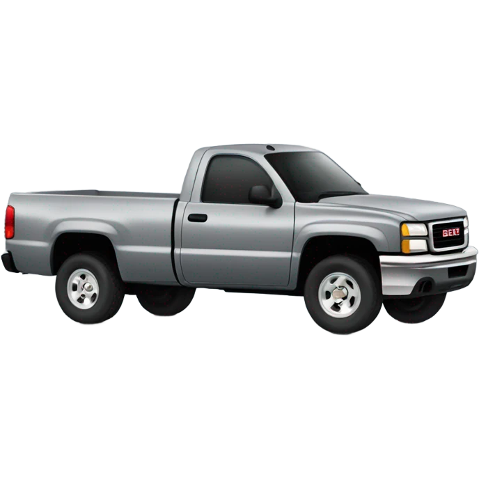 2004 gmc stepside grey emoji