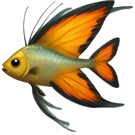 fish butterfly  emoji