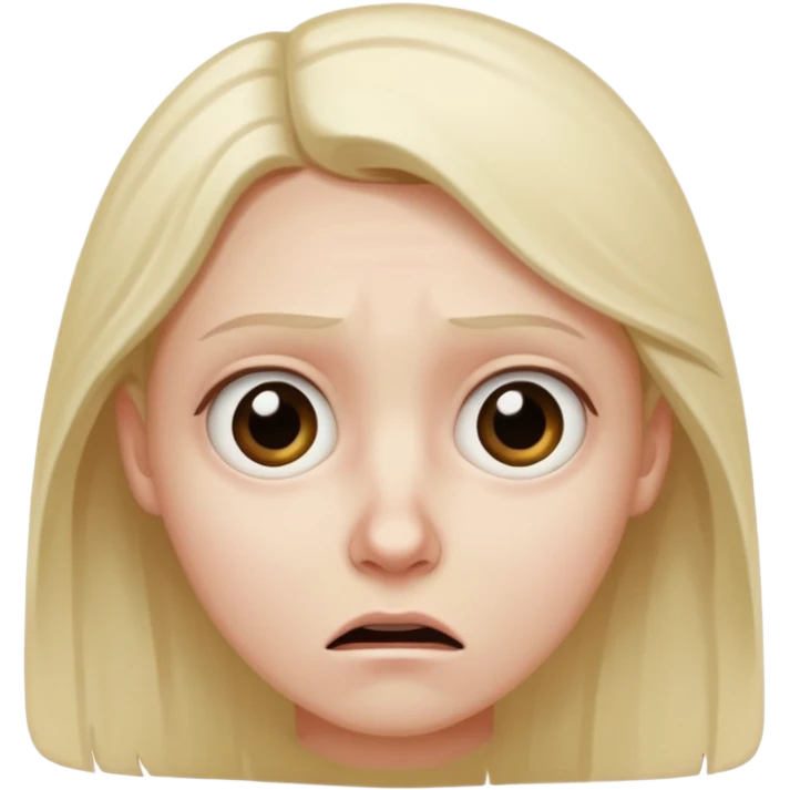 Fear and worried mixed emoji