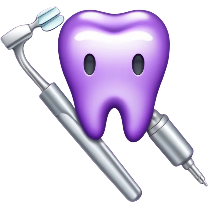 Dentist purple  emoji