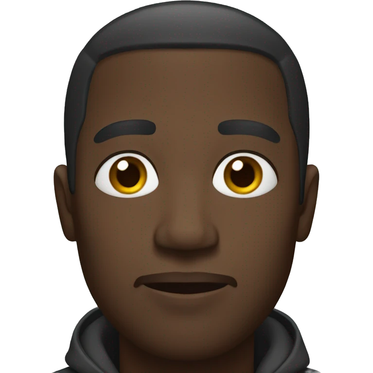 cold black man emoji