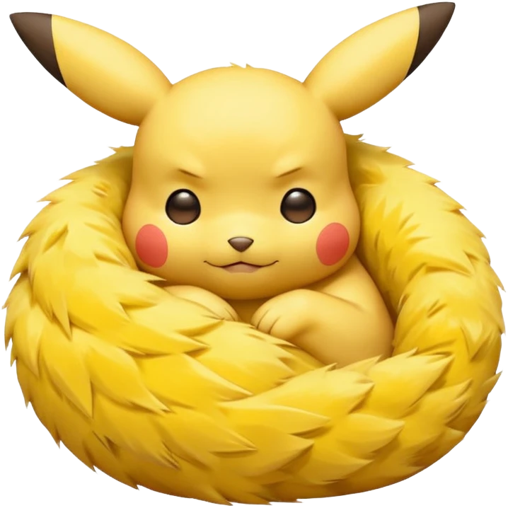 Pikachu dormido emoji