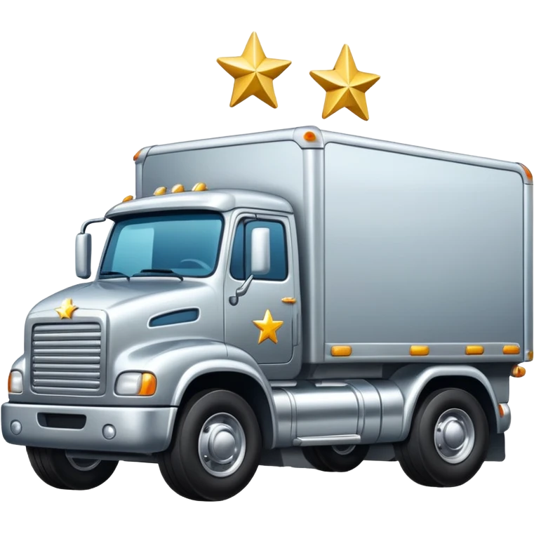 truck with stars emoji