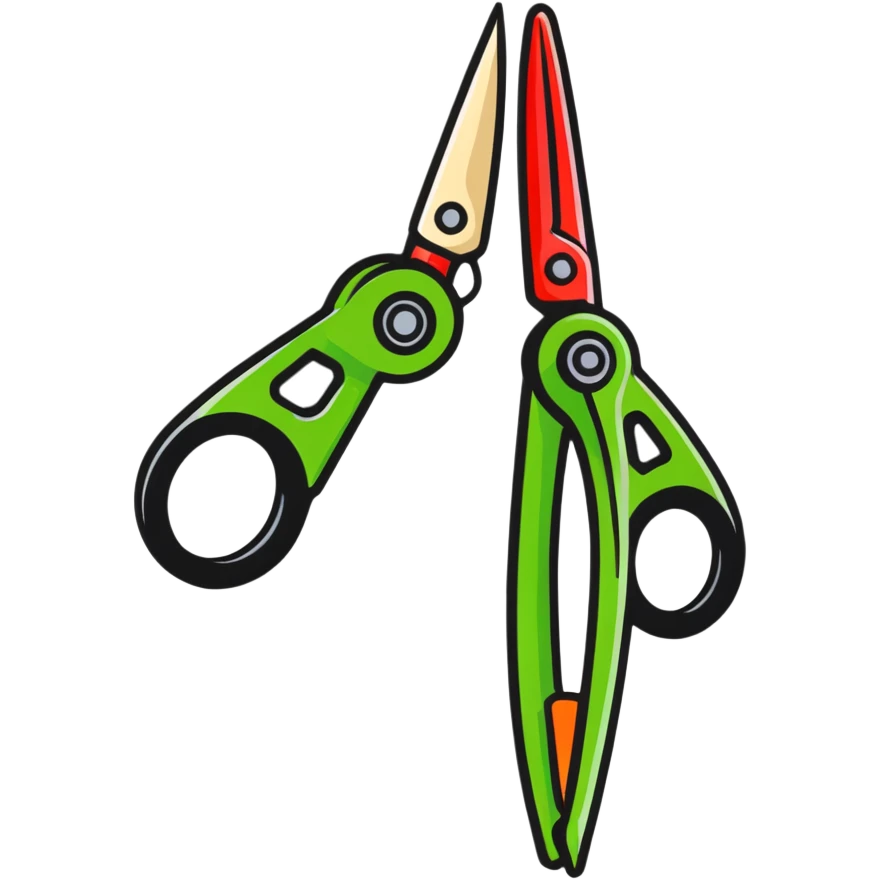garden pruning scissors emoji