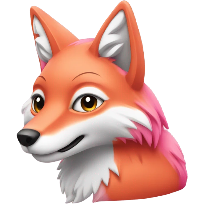 pink fox emoji
