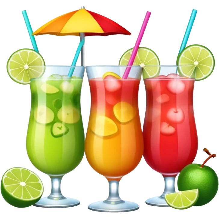 Tropical drinks in Cabo emoji