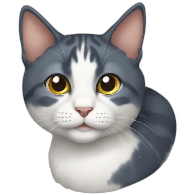 Cat blu emoji