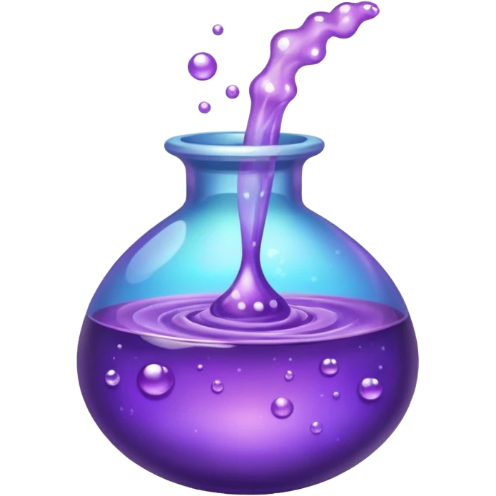 purple potion and effect emoji