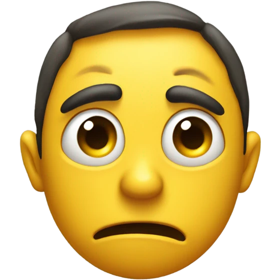 scared shaking sweating round yellow emoji emoji