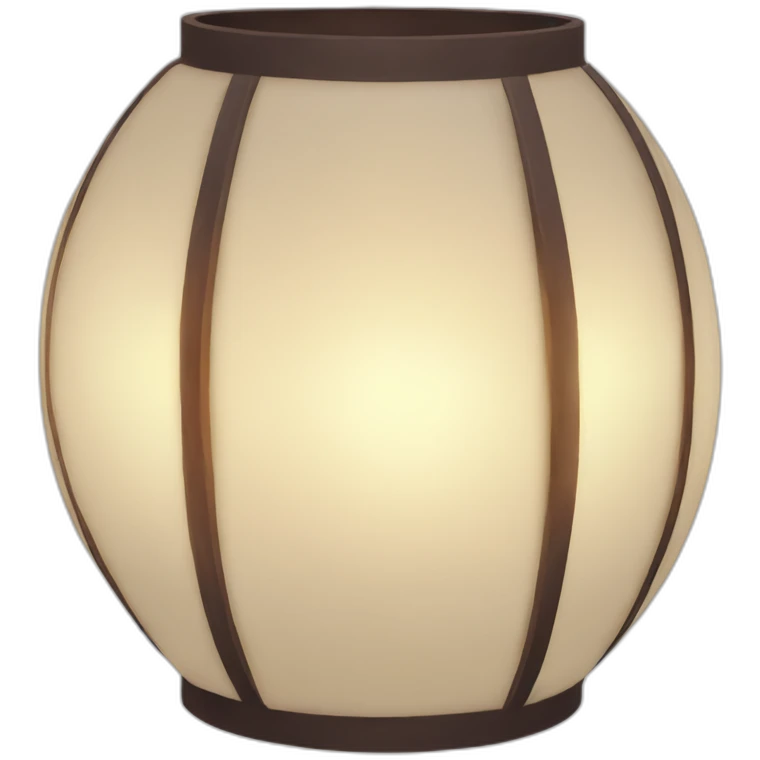 round chinese lantern lamp emoji