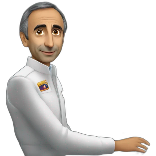 Eric Zemmour en pilote d'avion emoji