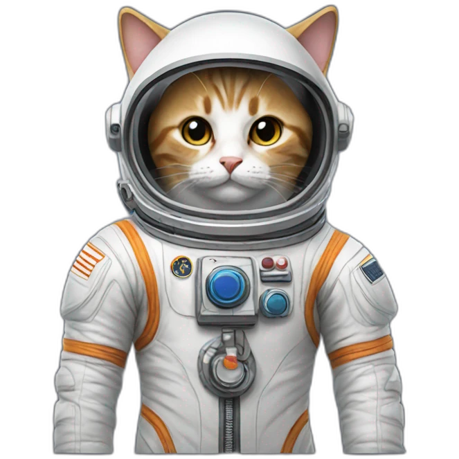 Cat in spacesuit emoji
