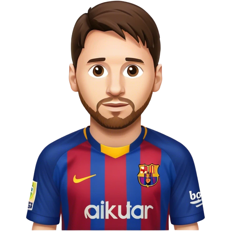 Lro messi barcelona logo emoji