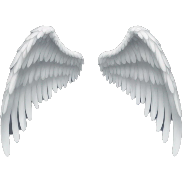 dark angel wings emoji