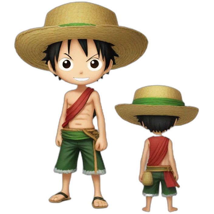 Luffy sur zoro emoji