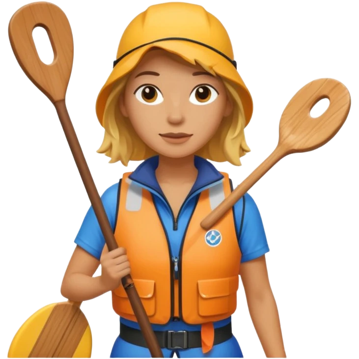 woman canoeist emoji