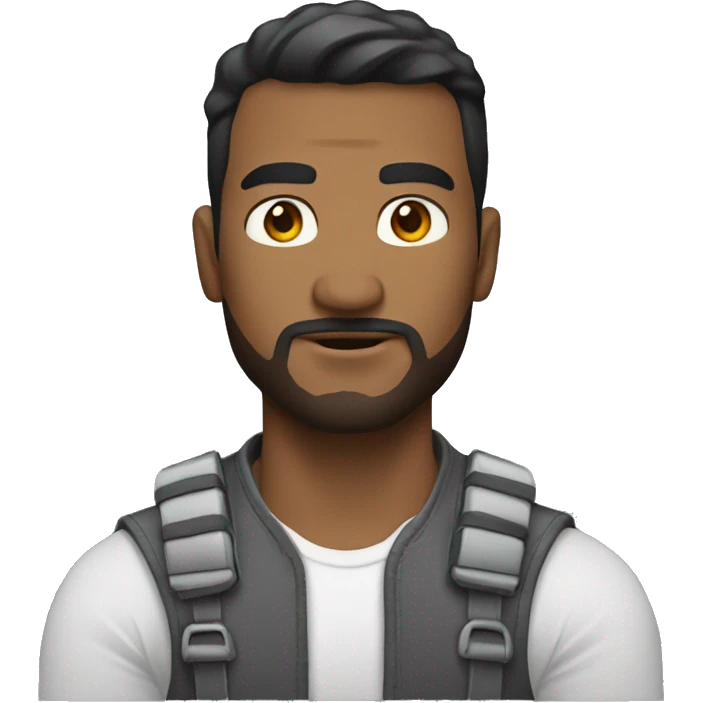 Hombre blanco fuerte 💪  emoji