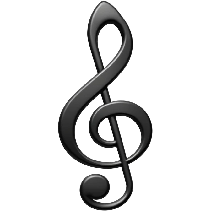 I want to create emoji i have one side 𝄢. I want to create its left side  emoji