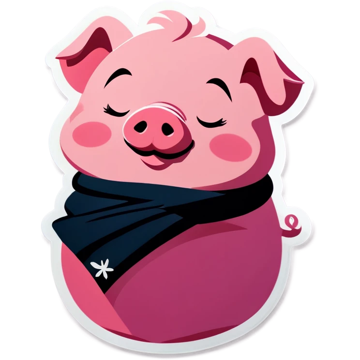 sleepy mommy pig emoji