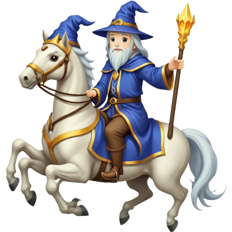 wizard on horse emoji
