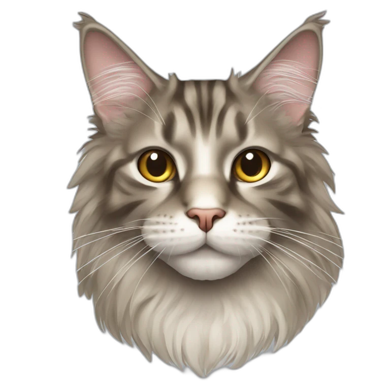 Maine coon cat emoji