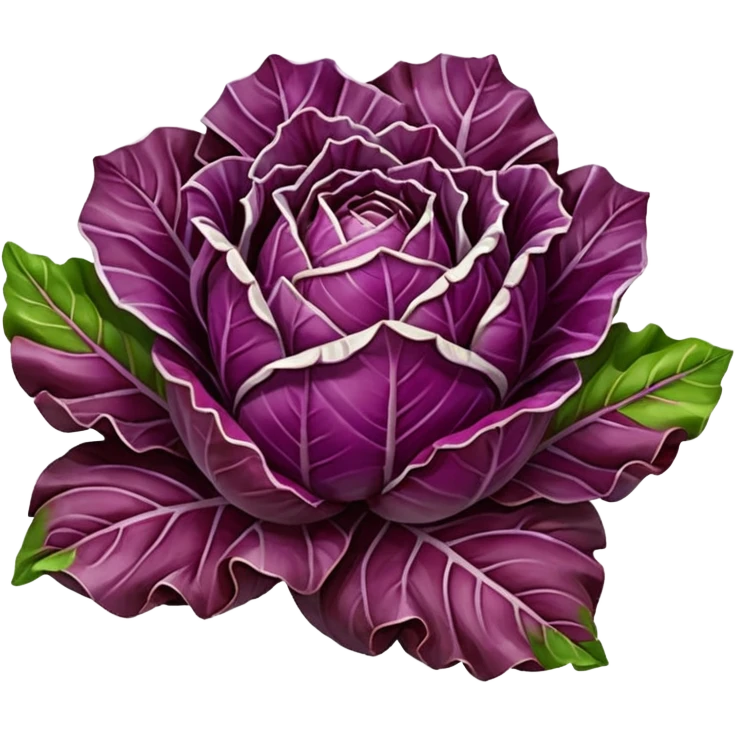 beautiful radichio only purple  emoji