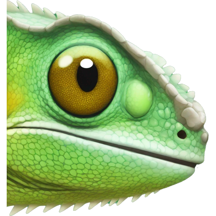 Chameleon Face emoji