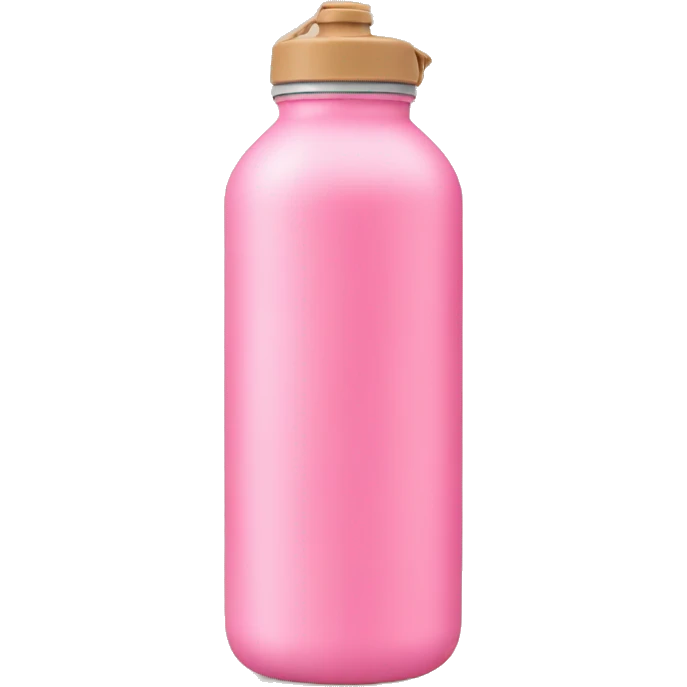 Pink water bottle with tan top emoji