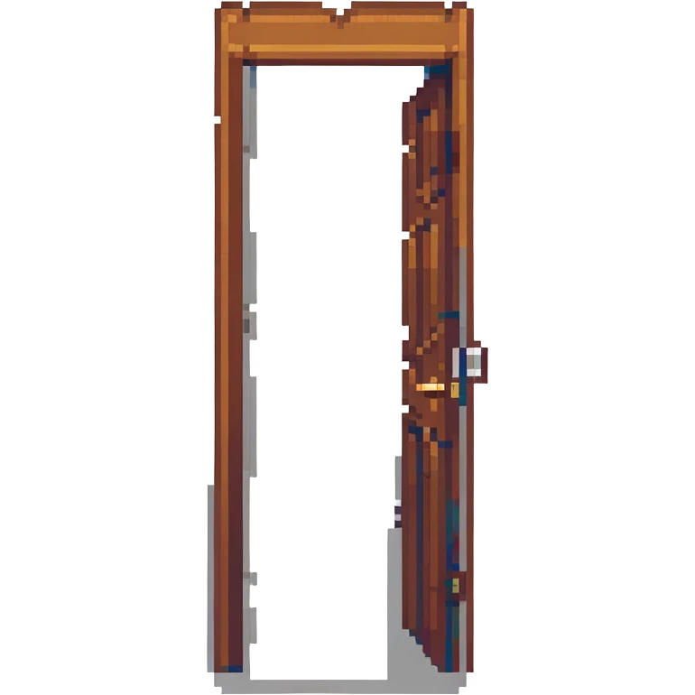 An open door with light inside emoji