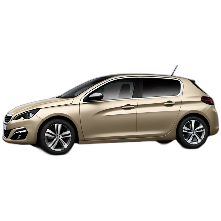 Peugeot 308 beige emoji