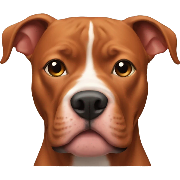 Red pitbull emoji