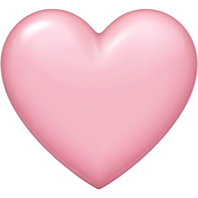 Light pink heart emoji