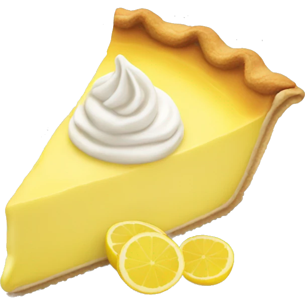 Lemon pie emoji