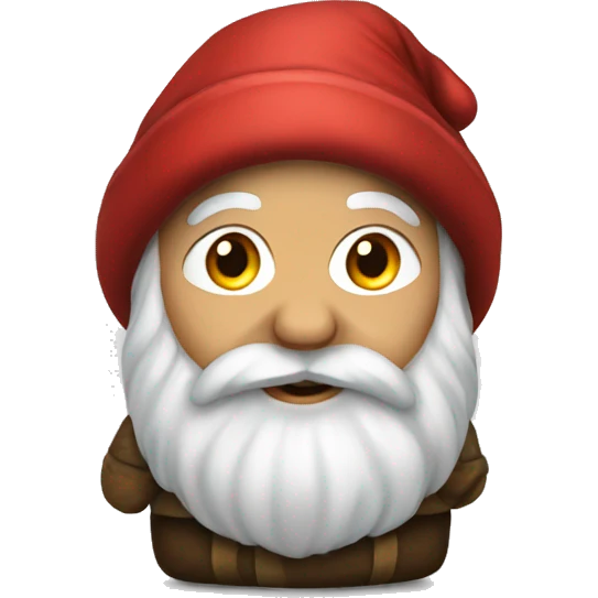 Christmas dwarf emoji
