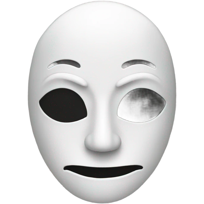 crying anonymous mask emoji