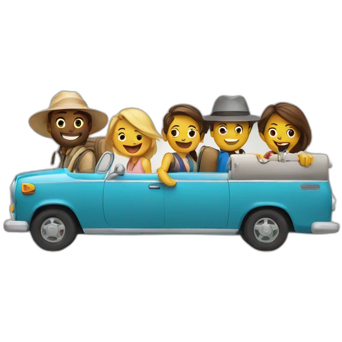 travel with friends emoji