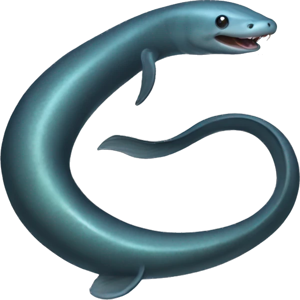 Realistic electric eel emoji