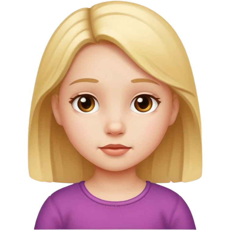 Little girl kids emoji